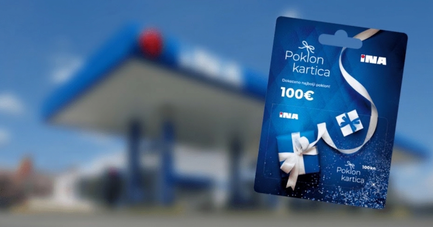 INA poklon bon u vrijednosti od 100 €